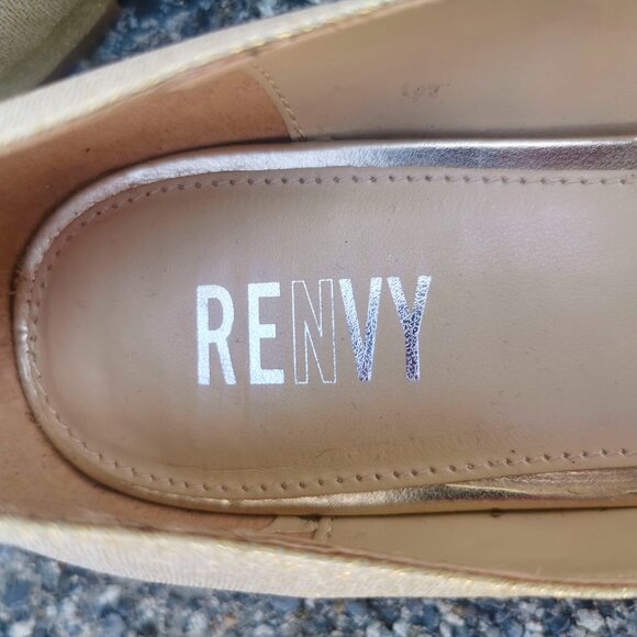 Renvy Glitter Pointy Toe Flats - Picture 4 of 5